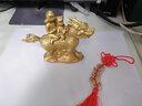 善揚純黃銅麒麟金童玉女全銅麒麟送子一對銅擺件客廳喬欣新居新房 【一對】雙人送子麒麟 高13cm 曬單實(shí)拍圖