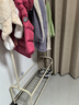 全品屋衣架落地立式衣帽架掛衣架臥室專(zhuān)用晾衣架掛衣服高級置物架雙100 曬單實(shí)拍圖