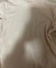 俞兆林白色半高領(lǐng)打底衫女加絨德磨毛長(cháng)袖T恤西裝高級感秋冬季內搭上衣 曬單實(shí)拍圖