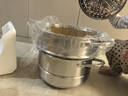 康巴赫蒸鍋304不銹鋼蒸籠食品級雙層湯鍋家用蒸煮燉燃氣灶電磁爐通用 【加厚304不銹鋼】 3層 30cm 曬單實(shí)拍圖