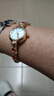 （0.01）瑞士精品歐美時(shí)尚潮流腕表時(shí)尚簡(jiǎn)約刻度非機械手鏈表 玫瑰金紅鉆 曬單實(shí)拍圖