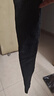 浪莎（LangSha）長(cháng)護腿襪套男過(guò)膝加長(cháng)棉質(zhì)平腳長(cháng)筒護膝保暖神器護小腿防寒黑色冬 2雙裝( 深灰) 均碼 男女同款 曬單實(shí)拍圖