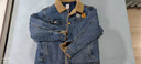 巴拉巴拉（BALABALA）【商場(chǎng)同款】男童棉服兒童牛仔外套新款童裝2025秋冬拼接 牛仔中藍88201 150 曬單實(shí)拍圖