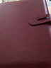 申士（SHEN SHI） B5/16K 9孔商務(wù)活頁(yè)本可替換內芯皮面本95張會(huì )議本辦公記事筆記本子jd19216酒紅色1本 曬單實(shí)拍圖