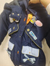 G.duck女童羽絨服2025新款冬裝兒童洋氣白鴨絨寶寶外套女孩朱迪兔子警官 深藍色 140 cm 曬單實(shí)拍圖