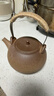 唯古 復古圍爐煮茶壺木碳爐陶瓷燒水壺明火電陶爐煮茶器家用陽(yáng)臺戶(hù)外 中提梁壺（900ml） 曬單實(shí)拍圖