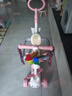 兒童滑板車(chē)2-6-12歲男女寶寶平衡車(chē)小孩三合一可坐可滑行溜溜車(chē) 吉祥粉大輪推把護欄座椅支撐音樂(lè ) 曬單實(shí)拍圖