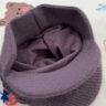 途尊老年人帽子冬季媽媽毛線(xiàn)帽老太太奶奶老人防寒帽仿兔毛保暖針織帽 五瓣花單帽【香芋紫】 曬單實(shí)拍圖