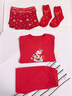 紅豆兒童保暖內衣套裝純棉紅色本命年馬年全棉12歲中大童秋衣秋褲內褲 福運小馬+男童福星高照 170 建議體重85-100斤 曬單實(shí)拍圖