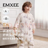 嫚熙（EMXEE）嬰兒睡袋秋冬加厚羊毛桑蠶絲睡袋嬰幼兒防踢被睡衣 新生鵝100碼 曬單實(shí)拍圖