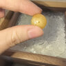 石玥珠寶收藏級天然原礦蜜蠟單珠散珠配飾滿(mǎn)蜜雞油黃妖花白花蜜16-17mm 曬單實(shí)拍圖