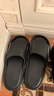DEATKN德國高端踩屎感男女士拖鞋春秋外穿2026新款室內浴室家居防滑耐臟 黑色【EVA-厚底防滑耐臟】 42-43 （適合平時(shí)41-42） 曬單實(shí)拍圖