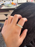 七彩云南和田玉白玉戒指男女款素圈指環(huán)玉戒指送女友送男友禮物 和田玉戒指 圈號15 曬單實(shí)拍圖
