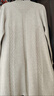 梵優(yōu)特胖媽媽秋冬針織中長(cháng)款毛衣女寬松大碼A字版遮肚毛衫裙打底衫過(guò)臀 米駝  M 【可穿95-110斤】 曬單實(shí)拍圖