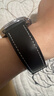 Freeson 適用三星Watch8 Classic真皮表帶智能手表腕帶商務(wù)時(shí)尚表帶舒適透氣【頭層牛皮-磁吸表扣】黑色 曬單實(shí)拍圖