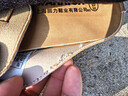 回力男鞋新款勃肯鞋懶人一腳蹬休閑半拖包頭鞋子男 卡其色  曬單實(shí)拍圖