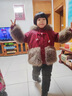 G.duck小黃鴨女童加絨呢大衣冬裝女孩紅色新年外套拜年服國風(fēng)加厚棉衣服 紅色外套【加絨款】 150 曬單實(shí)拍圖