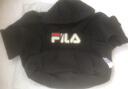 FILA 斐樂(lè )情侶款男女連帽衛衣冬季新款休閑寬松加絨保暖長(cháng)袖上衣 【常規款】正黑色-BK XL 180/100A/XL 曬單實(shí)拍圖