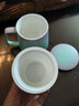叁旬印象泡茶馬克杯創(chuàng  )意漸變陶瓷帶蓋茶水分離辦公室情侶杯子過(guò)濾水杯 印象馬克杯(漸變款)_水碧綠 曬單實(shí)拍圖