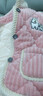 G.duck兒童睡衣珊瑚絨冬季加厚加絨三層夾棉襖女孩男童女童法蘭絨家居服 三層夾棉西瓜紅651 8碼-身高80-90建議身高80-90cm年 曬單實(shí)拍圖