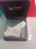 中國黃金（CHINA GOLD）方管黃金耳環(huán)女999足金耳釘扣耳圈新年情人節禮物送女朋友老婆 金重約1.3g【足金素圈耳環(huán)】 曬單實(shí)拍圖