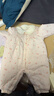 戴維貝拉女寶寶夾棉爬服秋冬新生兒連體衣嬰兒哈衣 曬單實(shí)拍圖