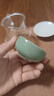 百年利永茶具陶瓷品茗杯小口杯青瓷小杯功夫茶具茶碗茶杯子主人杯梅茗杯 曬單實(shí)拍圖
