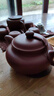 宜興紫砂壺名家手工大紅袍仿古壺家用功夫茶泡茶壺大容量茶具套裝 大紅袍福耳仿古 405ml 同料六杯公道杯鴻運大禮盒 曬單實(shí)拍圖