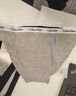 Calvin Klein內衣提花腰邊ck棉質(zhì)微彈性感比基尼三角內褲女 P7A-椰青灰 1條 XS 曬單實(shí)拍圖
