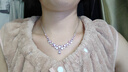 XUPING旭平首飾多巴胺女生項鏈百搭日常送生日禮物X001113663 項鏈40+5cm 曬單實(shí)拍圖