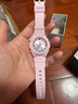 卡西歐（CASIO）BABY-G   BGA-320系列 元氣配色 運動(dòng)防水手表 學(xué)生用表 BGA-320-4APR【少女粉】 曬單實(shí)拍圖