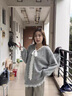 妙奕嘉毛衣女秋冬慵懶風(fēng)2025新款針織衫女人味上衣高級軟糯灰色毛衣內搭 灰色V領(lǐng)蕾絲花邊毛衣 L 【建議120斤內】 曬單實(shí)拍圖