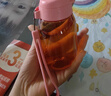 特百惠（Tupperware）嘟嘟企鵝350ML塑料杯夏季兒童可愛(ài)水杯子男女學(xué)生帶提繩 柔蜜粉 曬單實(shí)拍圖