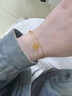 中國黃金（CHINA GOLD）黃金織夢(mèng)網(wǎng)手鏈女士足金雙層手鏈首飾婦女節生日禮物送女朋友老婆 織夢(mèng)網(wǎng)雙層手鏈   約2.4g 曬單實(shí)拍圖