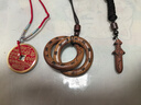 三清山山鬼花錢(qián)吊墜道家項鏈朱砂八卦銅錢(qián)錦囊款禮盒本命年男女禮物 曬單實(shí)拍圖