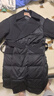 艾萊依御風(fēng)長(cháng)款風(fēng)衣鵝絨服女款2025冬新款設計感時(shí)尚收腰顯瘦羽絨服外套 炭黑 M 【建議110-130斤】 160/84A 曬單實(shí)拍圖
