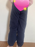 Hello Kitty女童秋冬新款休閑褲加絨加厚運動(dòng)褲中大童 曬單實(shí)拍圖