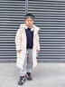 哈羅小黃鴨HAL.DUCK兒童羽絨棉服新款男女童學(xué)生初高中生6-18歲加厚保暖時(shí)尚外套棉襖 【米白色3.0】過(guò)膝加厚款 150 建議身高140-150cm寶寶 曬單實(shí)拍圖