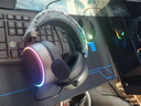 磁動(dòng)力ZH-8電競頭戴式游戲耳機 臺式電腦有線(xiàn)麥克風(fēng)7.1虛擬聲道 游戲電競耳麥臺式筆記本吃雞帶麥 隕石黑-長(cháng)麥克風(fēng) 曬單實(shí)拍圖