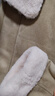 百圖betu女裝秋冬新款短外套皮毛一體羊剪絨仿皮草外套女2310D04 淺卡其綠 M 曬單實(shí)拍圖
