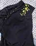 三彩2025秋季新款改良旗袍裙刺繡連衣裙修身長(cháng)裙古典優(yōu)雅M 經(jīng)典黑 L 165/88A 曬單實(shí)拍圖