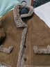 AEMAPE高檔正品羊羔毛皮毛一體皮草外套女士2025春秋冬新款顆粒羊絨外套 灰褐色 M 115-130斤 曬單實(shí)拍圖