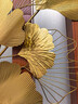 冠力熊 GUARLYXOR現代中式鐵藝掛件墻面裝飾客廳背景墻玄關(guān)金屬壁飾創(chuàng  )意銀杏葉壁掛 銀杏葉整枝 曬單實(shí)拍圖