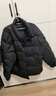 鴨鴨（YAYA）羽絨服男士短款面包服2025年新款休閑保暖加厚極寒冬季外套ZL 黑色-YE5B700402D L /175 曬單實(shí)拍圖