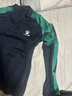 卡爾美新款卡爾美半拉外套春款男運動(dòng)訓練跑步兒童套裝足球長(cháng)袖運動(dòng)服 黑綠色套裝 L(170-180cm)(66-74kg) 曬單實(shí)拍圖