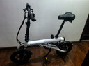 BAICYCLE小白電動(dòng)自行車(chē)折疊便攜超長(cháng)續航鋰電池通勤代步電瓶車(chē)成人助力小型迷你電動(dòng)單車(chē)男女 S2 Pro白色/前后雙避震/鋁合金400W 曬單實(shí)拍圖