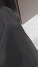 SWAMP AREA三本針垂感男秋冬加絨加厚保暖寬松直筒褲西裝褲KS22JR黑色L 曬單實(shí)拍圖