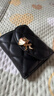 CHARLES&KEITH25冬季新品金屬包掛菱格短款錢(qián)包卡包新年禮物送女友CK6-10770710 Black黑色 XXS 曬單實(shí)拍圖