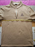 真維斯半拉鏈長(cháng)袖含蠶絲抗菌立領(lǐng)打底衫T0038 卡其（線(xiàn)型三角X） M 曬單實(shí)拍圖