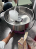 方の廚電動(dòng)棉花糖機商用全自動(dòng)擺攤花式拉絲電熱棉花糖機燃氣棉花糖爆米花機 升級款棉花糖機（可連續出糖） 曬單實(shí)拍圖